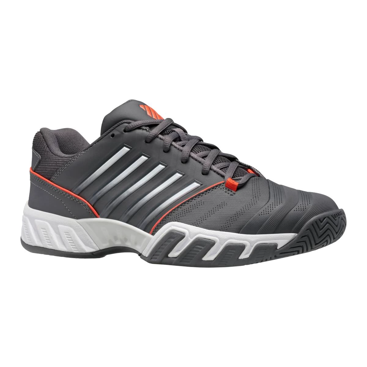 K-Swiss BigShot Light 4 Men's Tennis Shoe (Asphalt/White/Orange) 5 K-Swiss BigShot Light 4 Men's Tennis Shoe (Asphalt/White/Orange) - Image 5