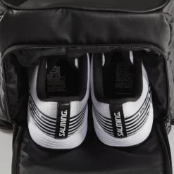 Salming Multi Sport Backpack Racquet Bag (Black) -Sports Gear Sales Store 1159873 0101 shoe compartment