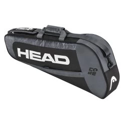 Head Core Pro 3 Pack Racquet Bag (Black/White)