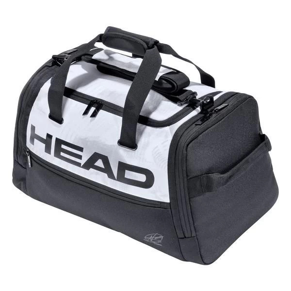 Head Novak Djokovic Duffel Bag (White/Black) 1 Head Novak Djokovic Duffel Bag (White/Black)