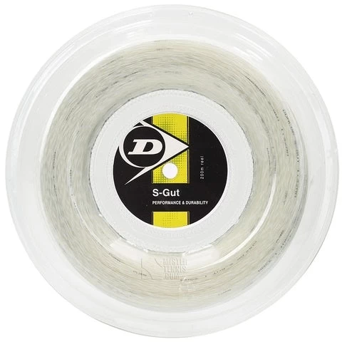 Dunlop Synthetic Gut 16/1.25 Tennis String Reel (White) 1 Dunlop Synthetic Gut 16/1.25 Tennis String Reel (White)