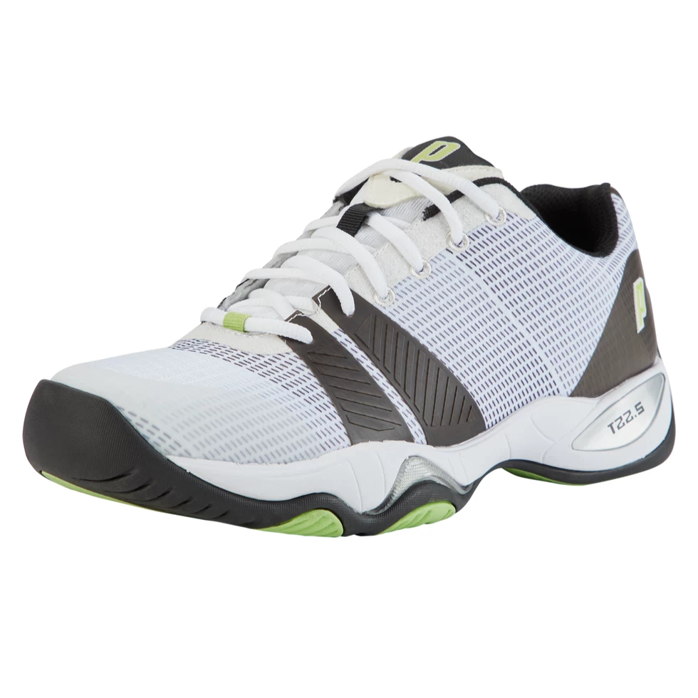 Prince T22.5 Men's Tennis Shoe (White/Green/Black) 1 Prince T22.5 Men's Tennis Shoe (White/Green/Black)