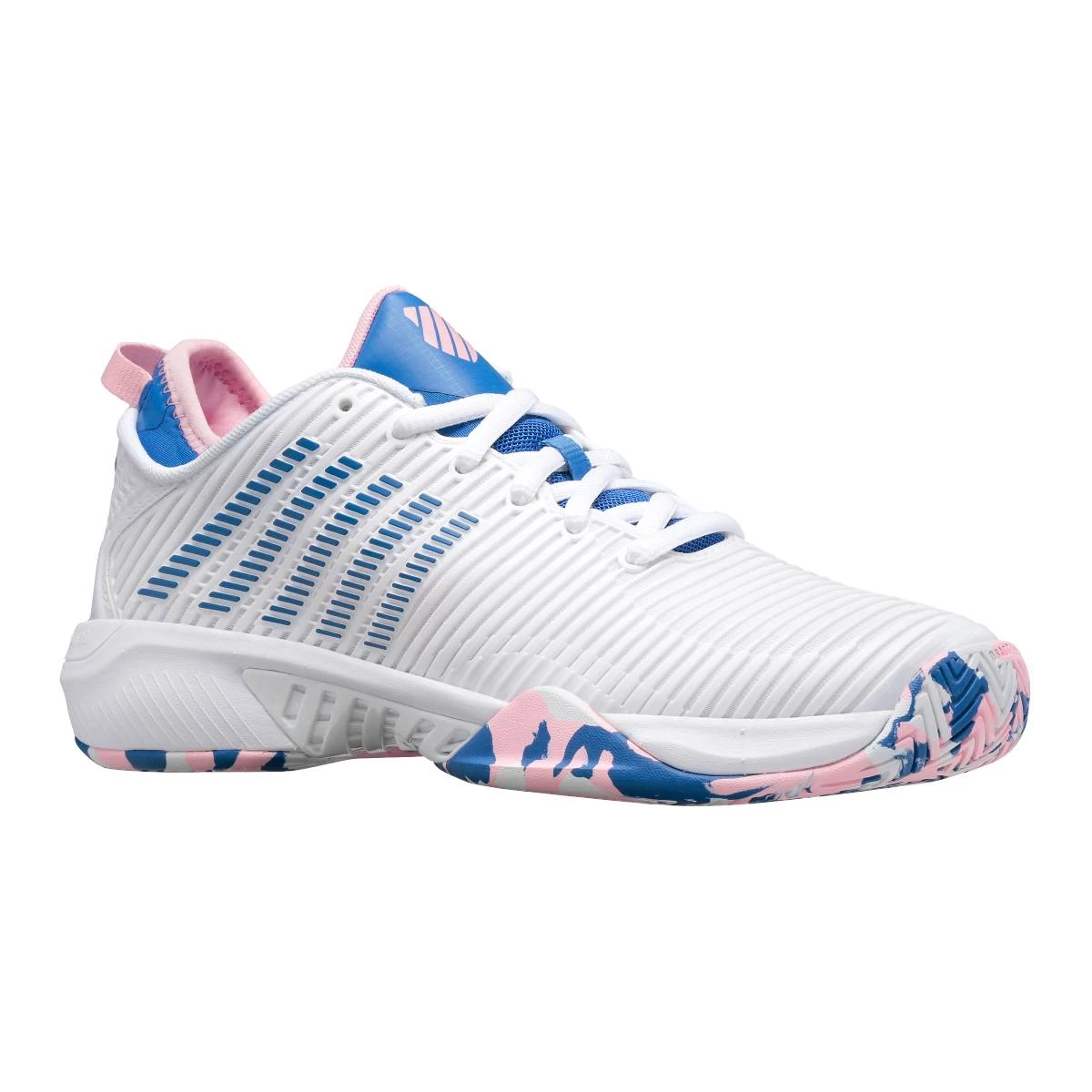 K-Swiss Hypercourt Supreme Women's Tennis Shoe (White/Star Sapphire/Orchid Pink) 6 K-Swiss Hypercourt Supreme Women's Tennis Shoe (White/Star Sapphire/Orchid Pink) - Image 6