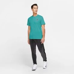 Nike Men's Court Top (Washed Teal) -Sports Gear Sales Store BV5809 392 PHSYM002 3144