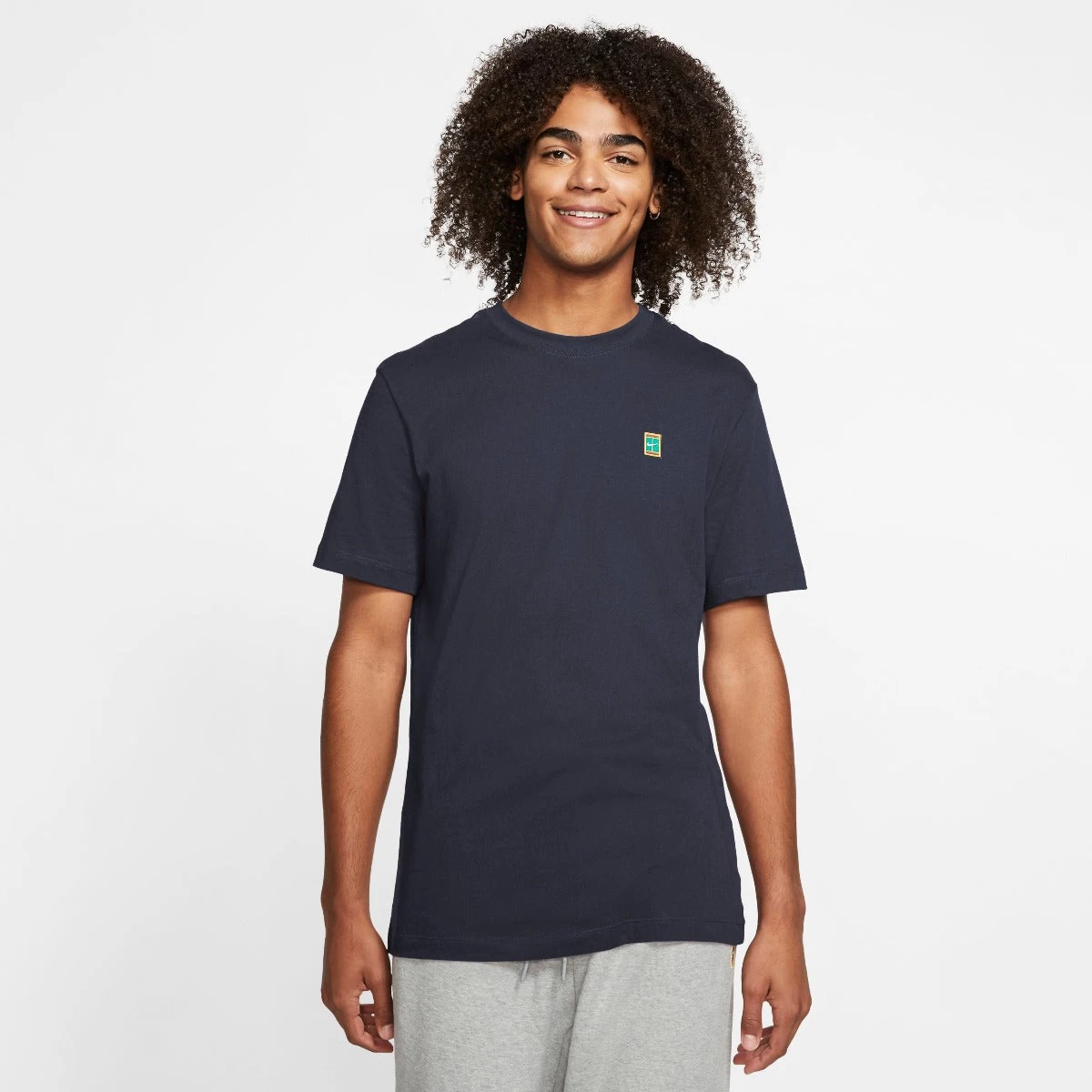 Nike Men's Court Top (Obsidian/Washed Teal) 1 Nike Men's Court Top (Obsidian/Washed Teal)