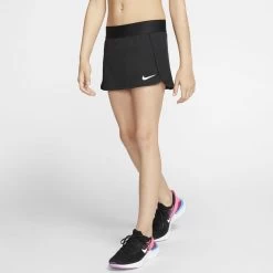 Nike Girl's Court Skirt (Black/White) -Sports Gear Sales Store BV7391 010 PHSFM001 1000