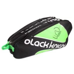 Black Knight Triple Racquet Bag (Black/Green) 5 Black Knight Triple Racquet Bag (Black/Green) -Sports Gear Sales Store Black Knight BG 637 1
