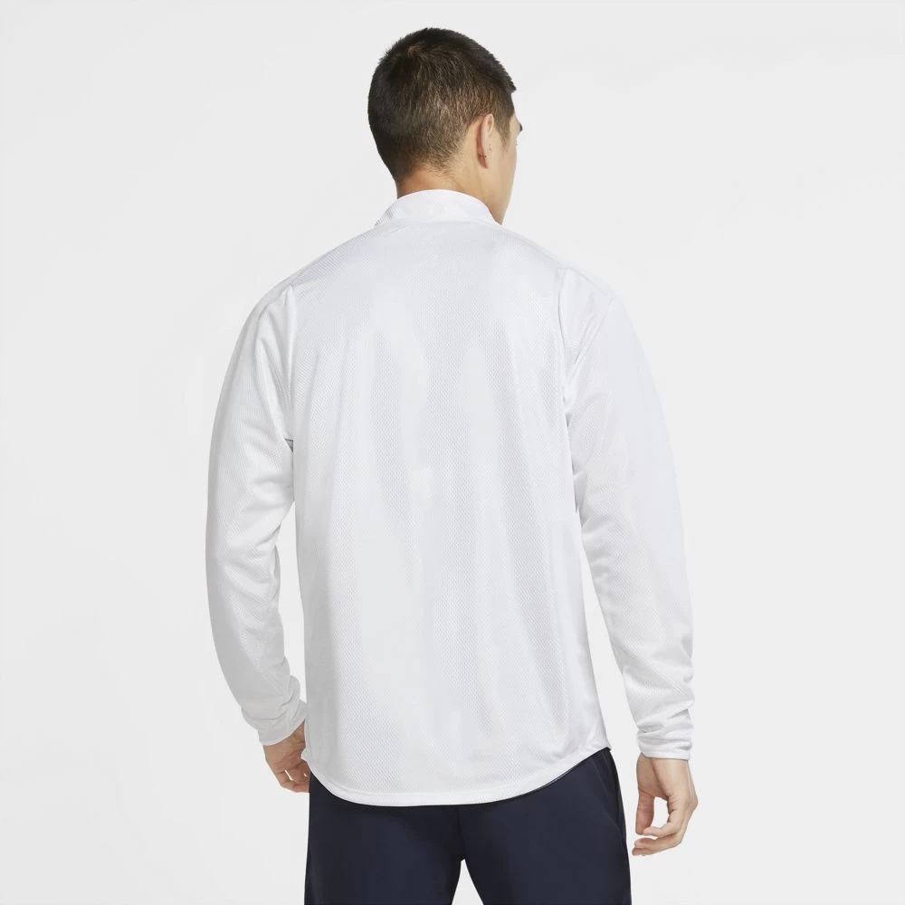 Nike Men's Court Challenger Long Sleeve Top (White/Black) 2 Nike Men's Court Challenger Long Sleeve Top (White/Black) - Image 2