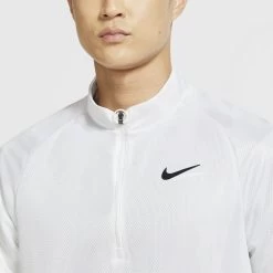 Nike Men's Court Challenger Long Sleeve Top (White/Black) 9 Nike Men's Court Challenger Long Sleeve Top (White/Black) -Sports Gear Sales Store CK9822 100 PHSYM001 1000