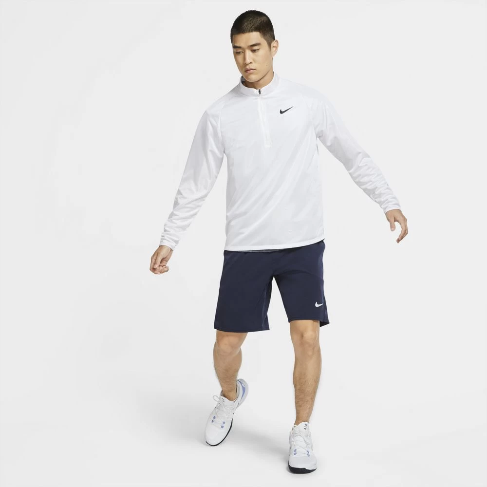 Nike Men's Court Challenger Long Sleeve Top (White/Black) 5 Nike Men's Court Challenger Long Sleeve Top (White/Black) - Image 5