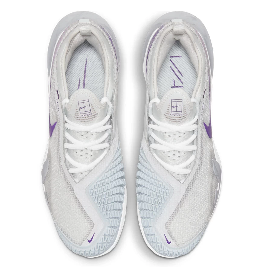Nike React Vapor NXT Women's Tennis Shoe (Light Grey/Purple/Fuchsia) 4 Nike React Vapor NXT Women's Tennis Shoe (Light Grey/Purple/Fuchsia) - Image 4