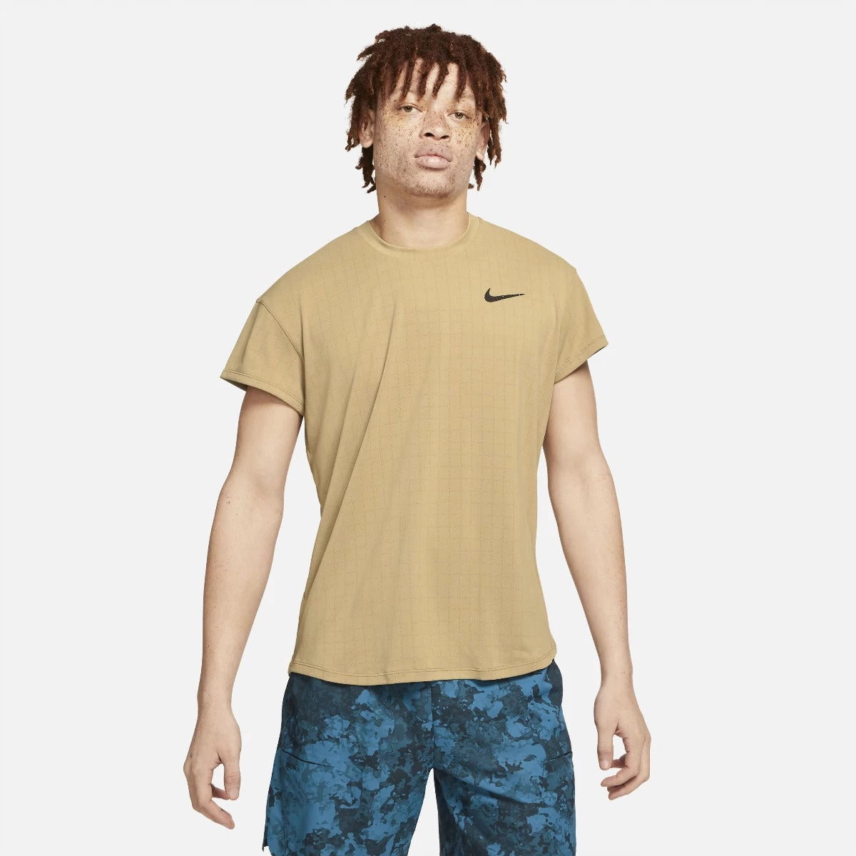 Nike Men's Dri-FIT Breathe Slam Top (Parachute Beige) 1 Nike Men's Dri-FIT Breathe Slam Top (Parachute Beige)