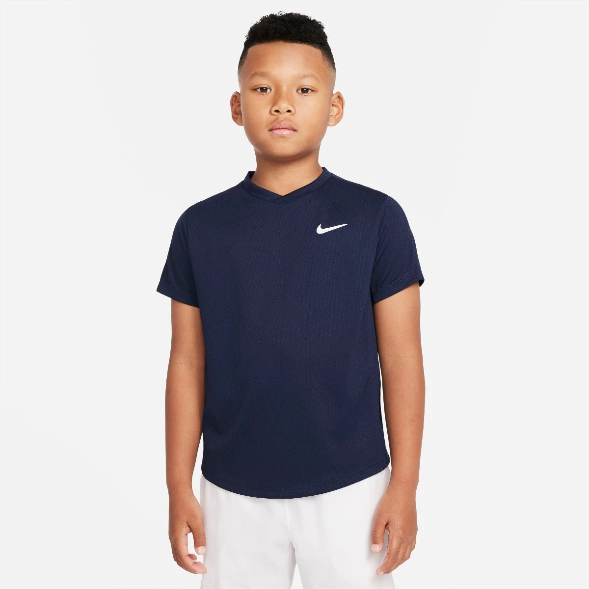 Nike Boys' Dri-FIT Victory Top (Obsidian/White) 1 Nike Boys' Dri-FIT Victory Top (Obsidian/White)