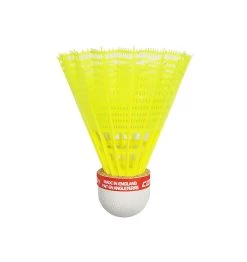 Carlton F2 Nylon Badminton Shuttlecocks (Yellow) (Red Cap) 5 Carlton F2 Nylon Badminton Shuttlecocks (Yellow) (Red Cap) -Sports Gear Sales Store Carlton F2 Badminton Shuttle Yellow Red Cap Single