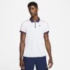 Nike Men's Dri-FIT Advantage NYC Slam Polo (White/Binary Blue/University Red)