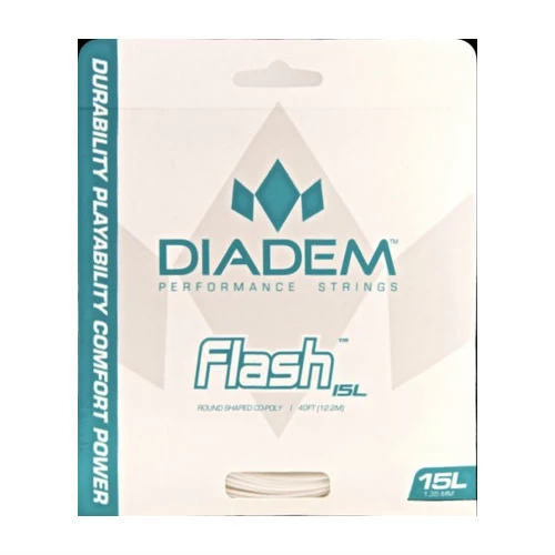 Diadem Flash 17/1.20 Tennis String (White) 1 Diadem Flash 17/1.20 Tennis String (White)
