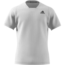 Adidas Men's FreeLift Primeblue Top (White) -Sports Gear Sales Store GQ8932 APP virtual front white