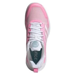 Adidas Defiant Speed Women's Tennis Shoe (Pink/White) -Sports Gear Sales Store GV9529 3 FOOTWEAR Photography TopPortraitView transparent