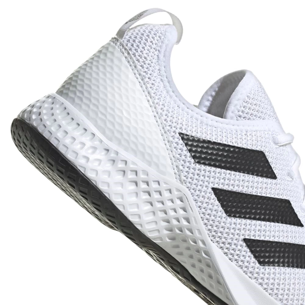 Adidas CourtFlash Men's Tennis Shoe (White/Black) 4 Adidas CourtFlash Men's Tennis Shoe (White/Black) - Image 4