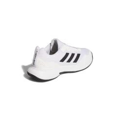 Adidas GameCourt 2 Men's Tennis Shoe (White/Black) 13 Adidas GameCourt 2 Men's Tennis Shoe (White/Black) -Sports Gear Sales Store GW2991 7 FOOTWEAR Photography BackLateralTopView white