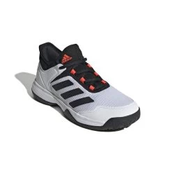 Adidas Ubersonic 4 Junior Tennis Shoe (White/Black/Red) 12 Adidas Ubersonic 4 Junior Tennis Shoe (White/Black/Red) -Sports Gear Sales Store GW2997 6 FOOTWEAR Photography FrontLateralTopView white