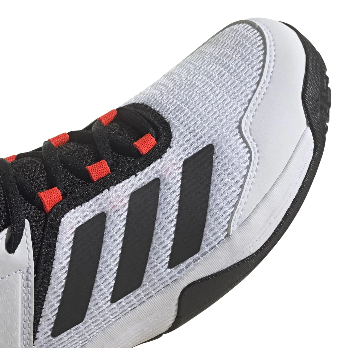 Adidas Ubersonic 4 Junior Tennis Shoe (White/Black/Red) 8 Adidas Ubersonic 4 Junior Tennis Shoe (White/Black/Red) - Image 8