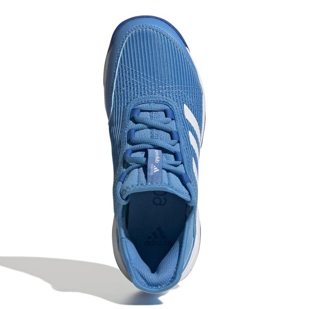 Adidas Adizero Club Junior Tennis Shoe (Pulse Blue/Cloud White) 4 Adidas Adizero Club Junior Tennis Shoe (Pulse Blue/Cloud White) - Image 4