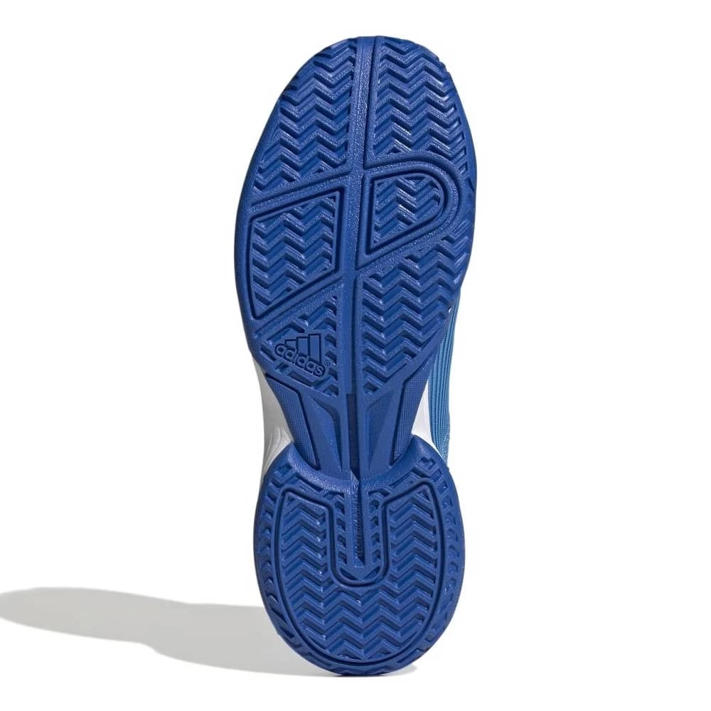 Adidas Adizero Club Junior Tennis Shoe (Pulse Blue/Cloud White) 2 Adidas Adizero Club Junior Tennis Shoe (Pulse Blue/Cloud White) - Image 2
