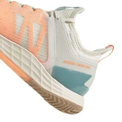 Adidas Adizero Ubersonic 4 Parley Women's Tennis Shoes (White/Beam Orange) -Sports Gear Sales Store GX9624 9 FOOTWEAR Photography DetailView2 white