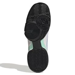 Adidas Barricade Junior Tennis Shoe (White/Blue) -Sports Gear Sales Store GY4017 3 FOOTWEAR Photography BottomView white