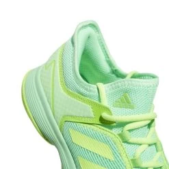 Adidas Ubersonic 4 Junior Tennis Shoe (Beam Green/Signal Green) -Sports Gear Sales Store GY4019 8 FOOTWEAR Photography DetailView1 white