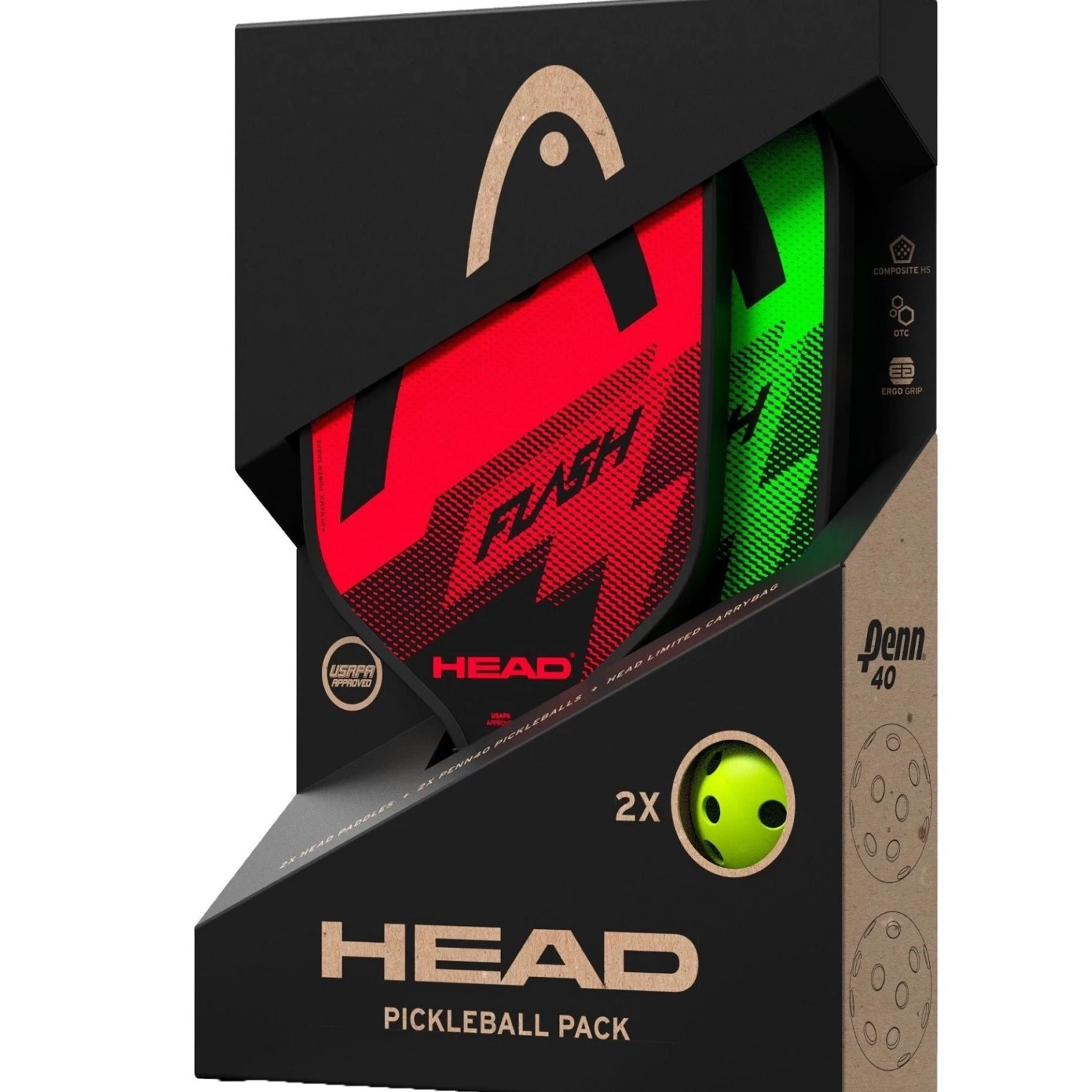 Head Flash Pickleball Pack Bundle 1 Head Flash Pickleball Pack Bundle