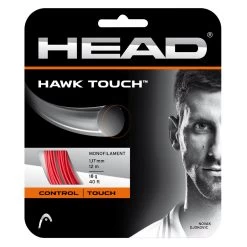 Head Hawk Touch 18/1.20 Tennis String (Red)