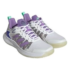 Adidas Defiant Speed Women's Tennis Shoe (White) 8 Adidas Defiant Speed Women's Tennis Shoe (White) -Sports Gear Sales Store HQ8459 6 FOOTWEAR Photography FrontLateralTopView transparent