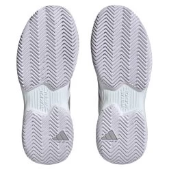 Adidas CourtJam Control Women's Tennis Shoe (White) 11 Adidas CourtJam Control Women's Tennis Shoe (White) -Sports Gear Sales Store HQ8473 4 FOOTWEAR Photography BottomView transparent