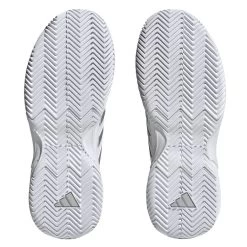 Adidas GameCourt 2 Women's Tennis Shoe (White) -Sports Gear Sales Store HQ8476 4 FOOTWEAR Photography BottomView transparent
