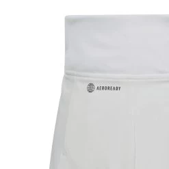 Adidas Girl's Club Pleated Skirt (White) 7 Adidas Girl's Club Pleated Skirt (White) -Sports Gear Sales Store HS0542 4 APPAREL Photography DetailView2 transparent
