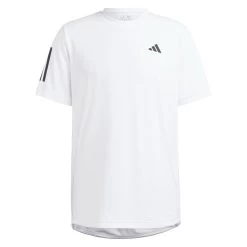 Adidas Men's 3 Stripe Club Top (White) 7 Adidas Men's 3 Stripe Club Top (White) -Sports Gear Sales Store HS3261 2 APPAREL Photography FrontCenterView transparent