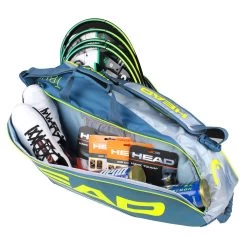 Head Tour Team Extreme Combi 6 Pack Racquet Bag (Yellow/Grey) 5 Head Tour Team Extreme Combi 6 Pack Racquet Bag (Yellow/Grey) -Sports Gear Sales Store Head Tour Team Extreme Combi 6 Pack