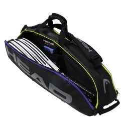 Head Tour Team Combi 6 Pack Racquet Bag (Black/Purple) -Sports Gear Sales Store Head 6 Combi 3