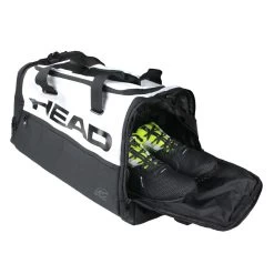 Head Novak Djokovic Duffel Bag (White/Black) 9 Head Novak Djokovic Duffel Bag (White/Black) -Sports Gear Sales Store IMG 2930