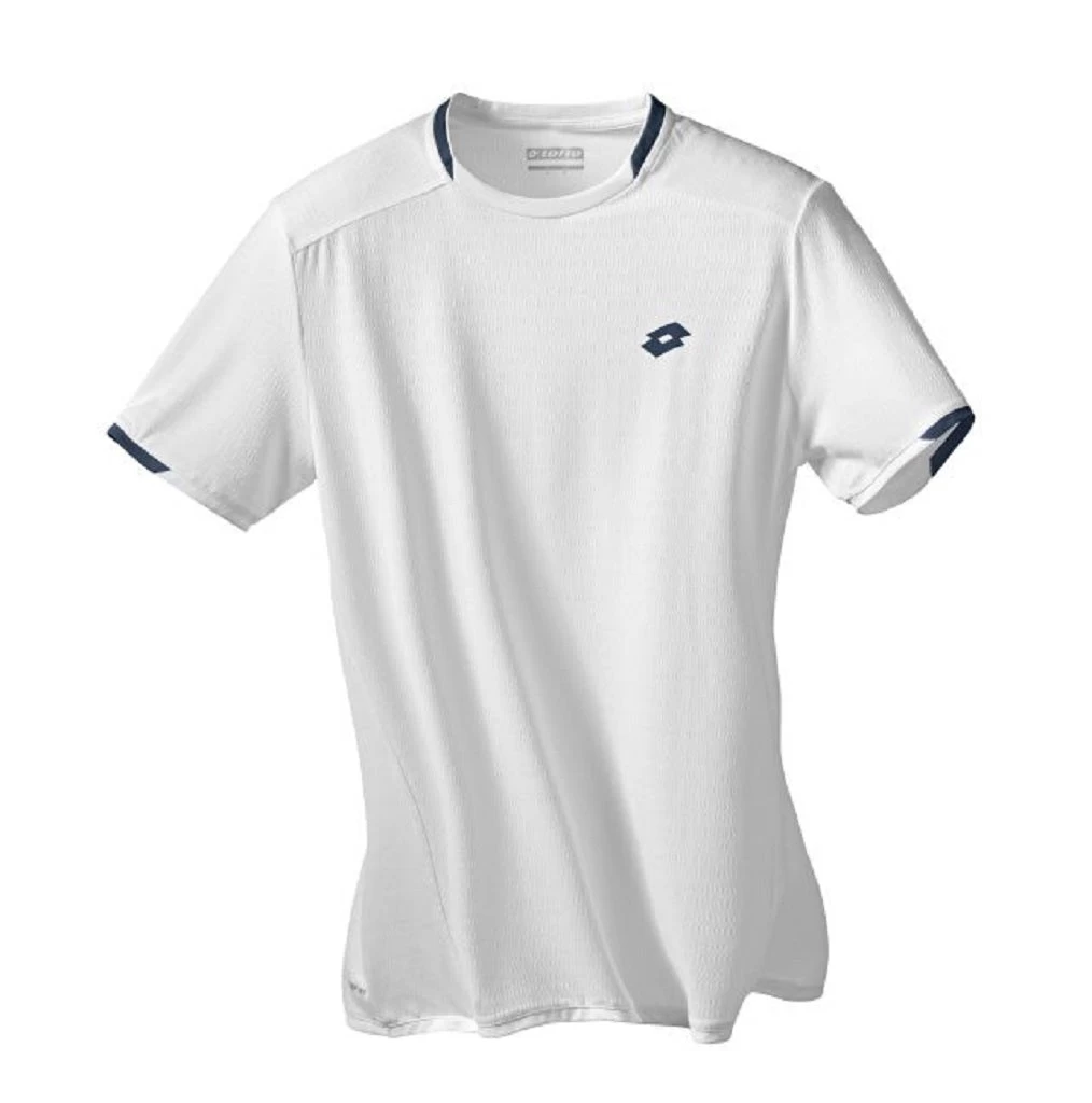 Lotto Men's Tennis Tech Top (Brilliant White) 1 Lotto Men's Tennis Tech Top (Brilliant White)