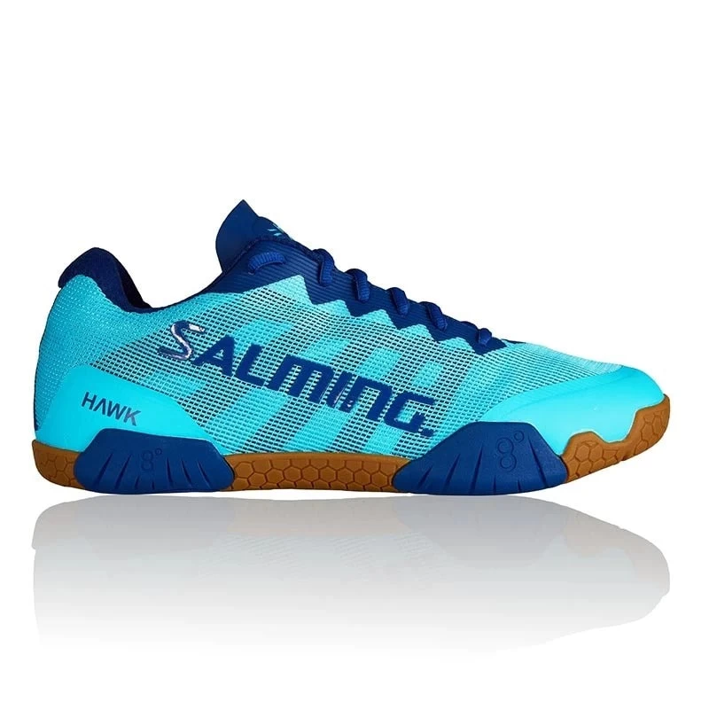 Salming Hawk Women's Indoor Court Shoe (Turquoise/Limoges Blue) 1 Salming Hawk Women's Indoor Court Shoe (Turquoise/Limoges Blue)