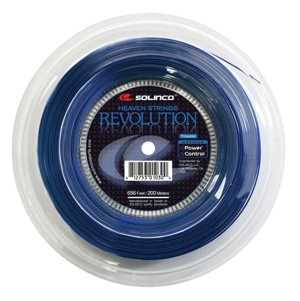 Solinco Revolution 17/1.20 Tennis String Reel (Blue) 1 Solinco Revolution 17/1.20 Tennis String Reel (Blue)