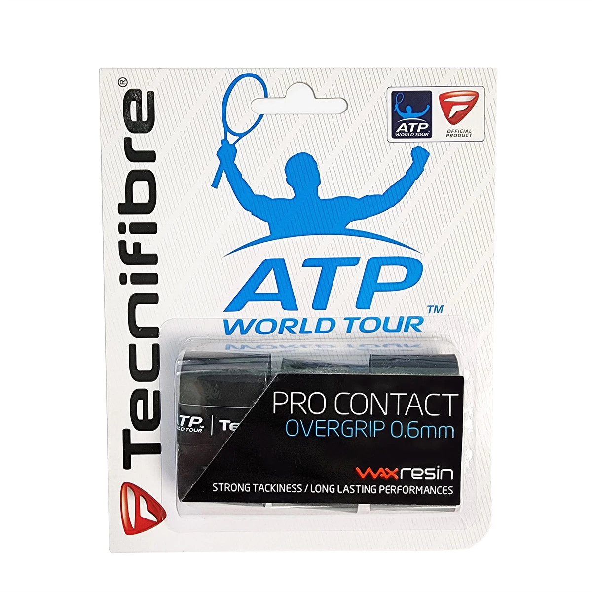 Tecnifibre ATP Pro Contact Overgrip (Black) 1 Tecnifibre ATP Pro Contact Overgrip (Black)