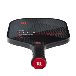 Wilson Juice Carbon (Black) -Sports Gear Sales Store WR064911U 3 Juice Carbon BL RD.png.cq5dam.web .1200.1200
