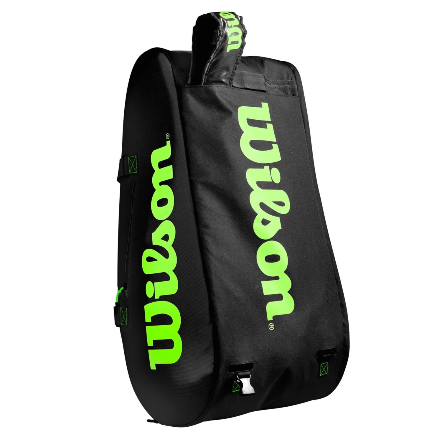 Wilson Super Tour 15 Pack Racquet Bag (Black/Green) 7 Wilson Super Tour 15 Pack Racquet Bag (Black/Green) - Image 7