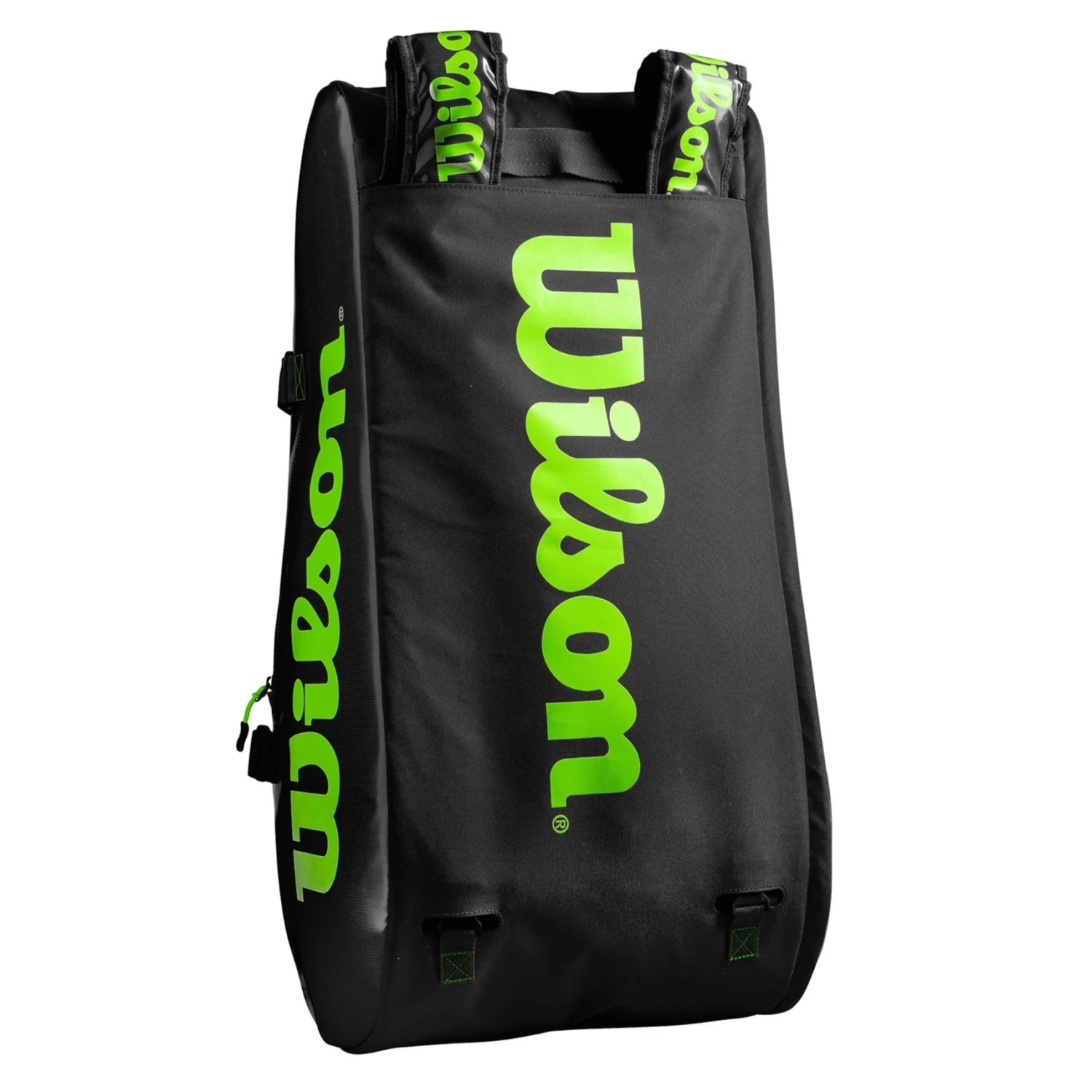 Wilson Super Tour 15 Pack Racquet Bag (Black/Green) 8 Wilson Super Tour 15 Pack Racquet Bag (Black/Green) - Image 8