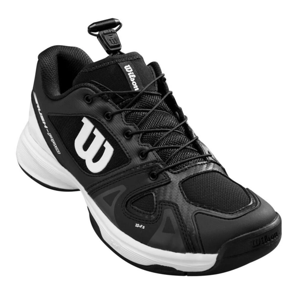 Wilson Rush Pro QL Junior Tennis Shoe (Black) 1 Wilson Rush Pro QL Junior Tennis Shoe (Black)