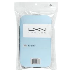 Luxilon Elite Dry Overgrip 30 Pack (Grey)